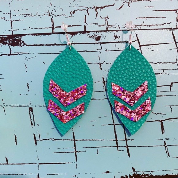 4/$15 Faux Leather Earrings - Picture 1 of 1